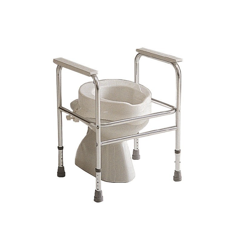 Réhausse WC 100mm avec couvercle Invacare Réhausse WC 100mm avec couvercle Invacare