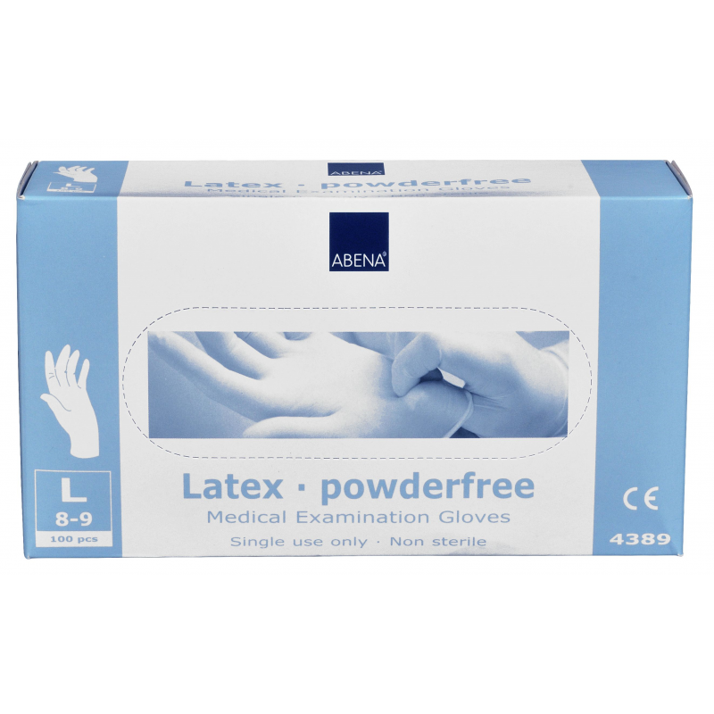 Gants Latex non poudrés - Taille 8/9 Gants Latex non poudrés - Taille 8/9