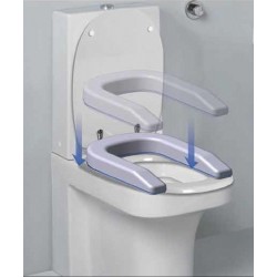 Rehausseur multifonction Confort seat , fixation ventouse, H 12 cm HUCOMF02