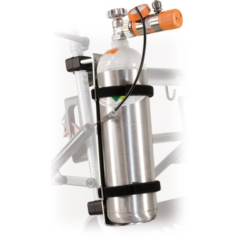 Porte bouteille d'oxygène pour rollator Porte bouteille d'oxygène pour rollator