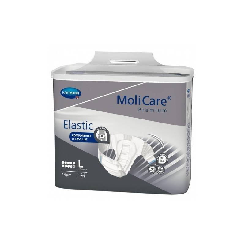 Couches adulte - Hartmann MoliCare Elastic M - 10 Gouttes Couches adulte - Hartmann MoliCare Elastic M - 10 Gouttes