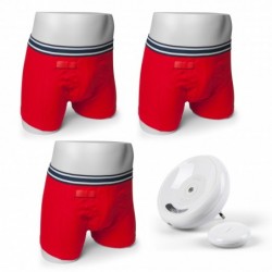 Lot de 3 boxers garçon + alarme stop pipi sans fil Rodger