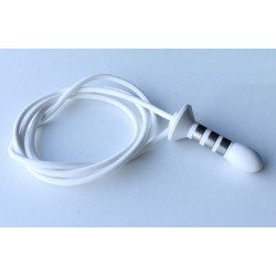 Sonde anale avec fil souple Bananes - 2 bagues