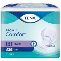 Protection urinaire anatomique - TENA Comfort Maxi - Pack de 4 sachets