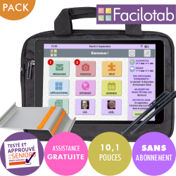 Pack Tablette Facilotab L 10,1 pouces WiFi - 16GO - Alcatel Facilotab - 1
