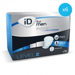 Protection urinaire homme - ID For Men Level 2 - Pack de 6 sachets Ontex ID For Men - 2