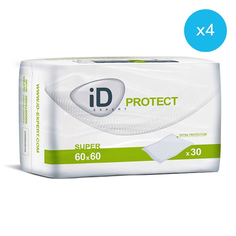 Alèses - ID Expert Protect Super - 60x60 - Pack de 4 sachets Ontex ID Expert Protect - 2