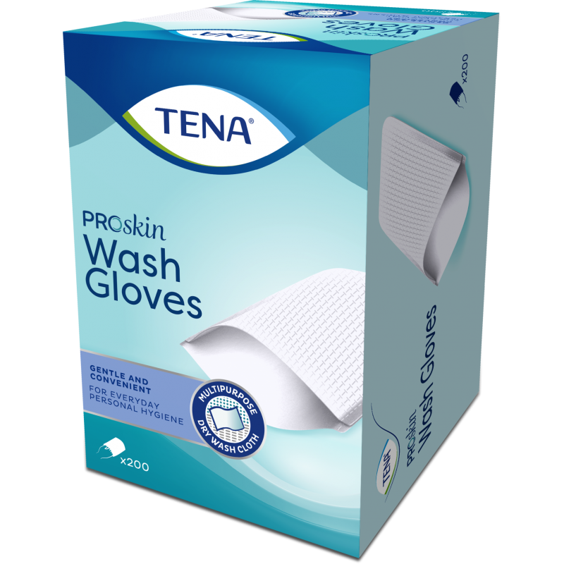Tena Wash Gloves : Gants de toilette jetables