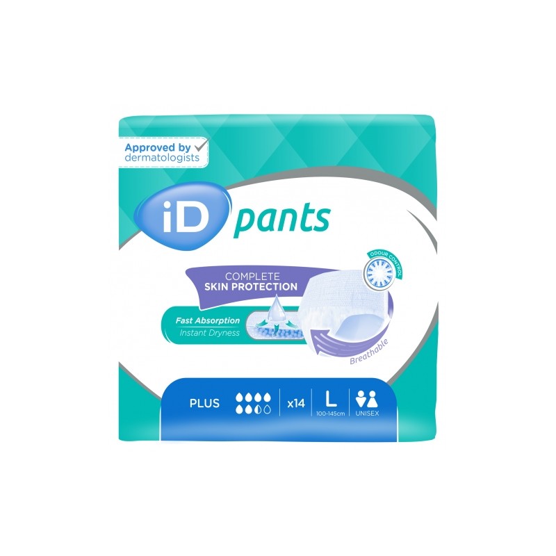 Slip Absorbant / Pants - ID Pants L Plus Ontex ID Pants - 1