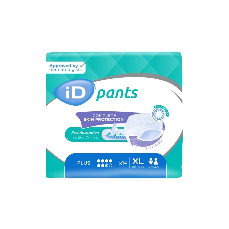 Slip Absorbant / Pants - ID Pants XL Plus Ontex ID Pants - 1