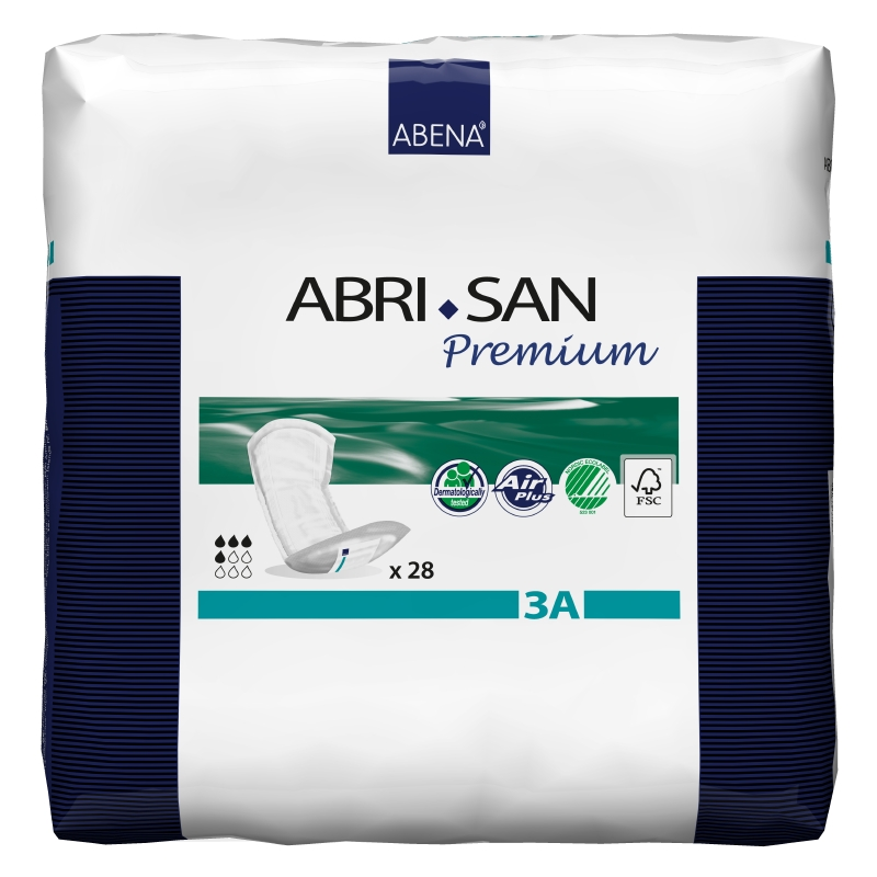 E Abri San+ - Air Plus - 650 ml - 11x33 cm - n° 3A Abena Abri San - 1