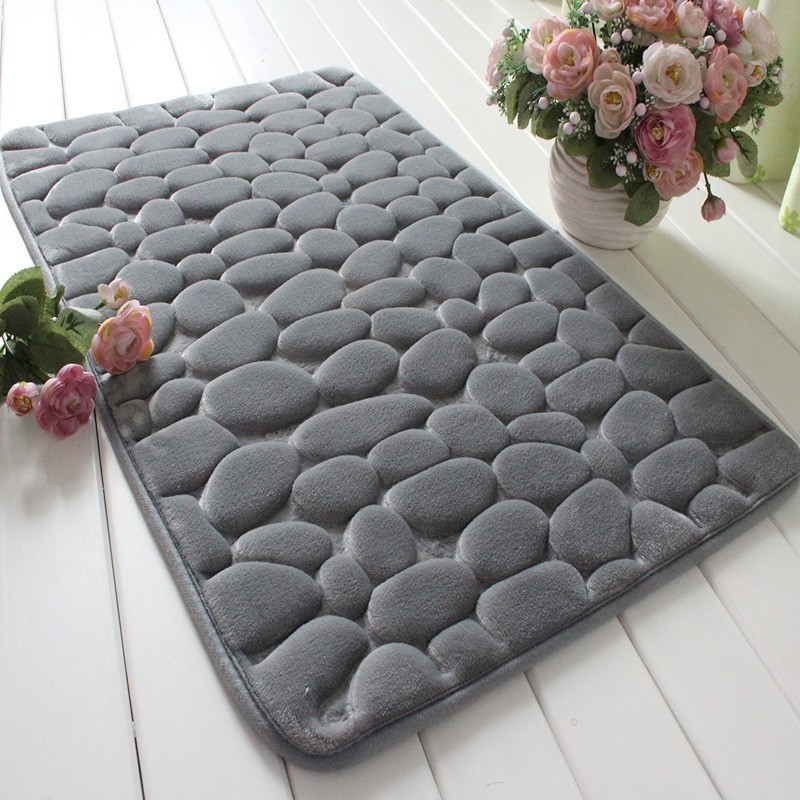 Tapis confort Galet, 80x50cm, Gris Holtex - 1 Tapis confort Galet, 80x50cm, Gris Holtex - 1