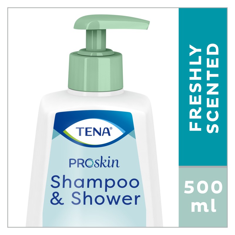 Shampoing & Gel douche - TENA Shampoo & Shower ProSkin x500ml Tena - 1 Shampoing & Gel douche - TENA Shampoo & Shower ProSkin x500ml Tena - 1