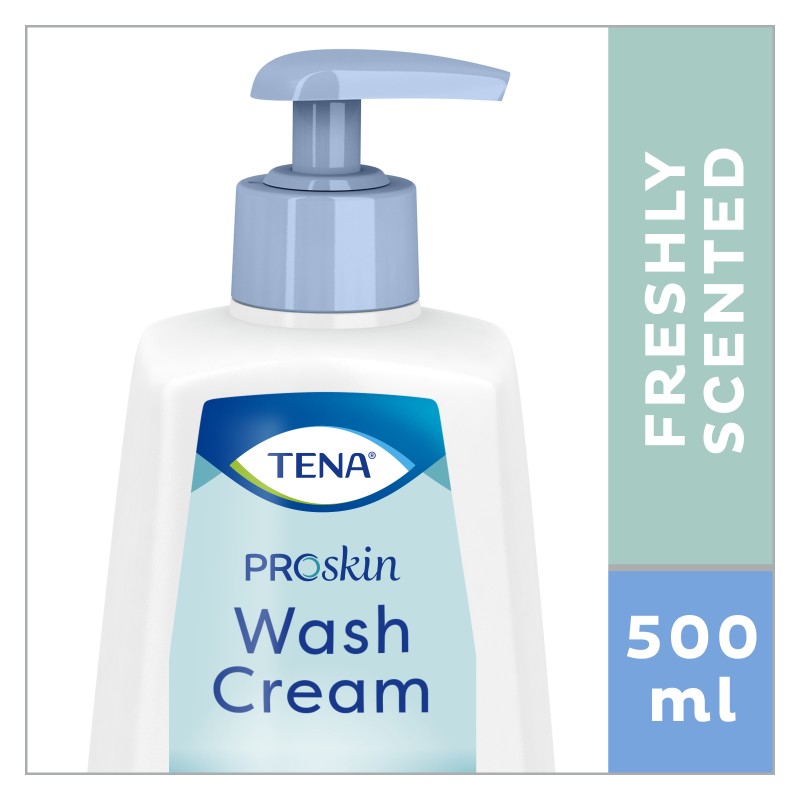 Crème lavante - TENA Wash Cream ProSkin - 500 ml (flacon ) Tena Wash - 1 Crème lavante - TENA Wash Cream ProSkin - 500 ml (flacon ) Tena Wash - 1