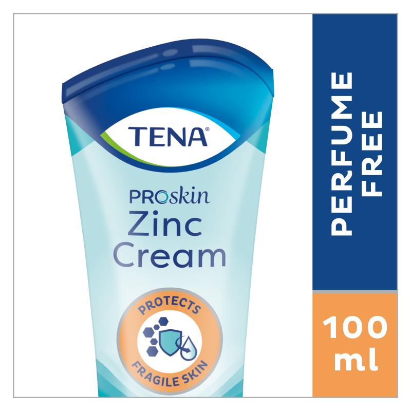 Crème à l'oxyde de Zinc TENA Zinc Cream ProSkin 100 ml Crème à l'oxyde de Zinc TENA Zinc Cream ProSkin 100 ml