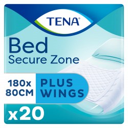TENA Bed Plus Wings bordable - Alèse jetable 80x180