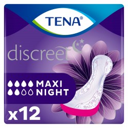 Protection urinaire femme - TENA Discreet Maxi Night