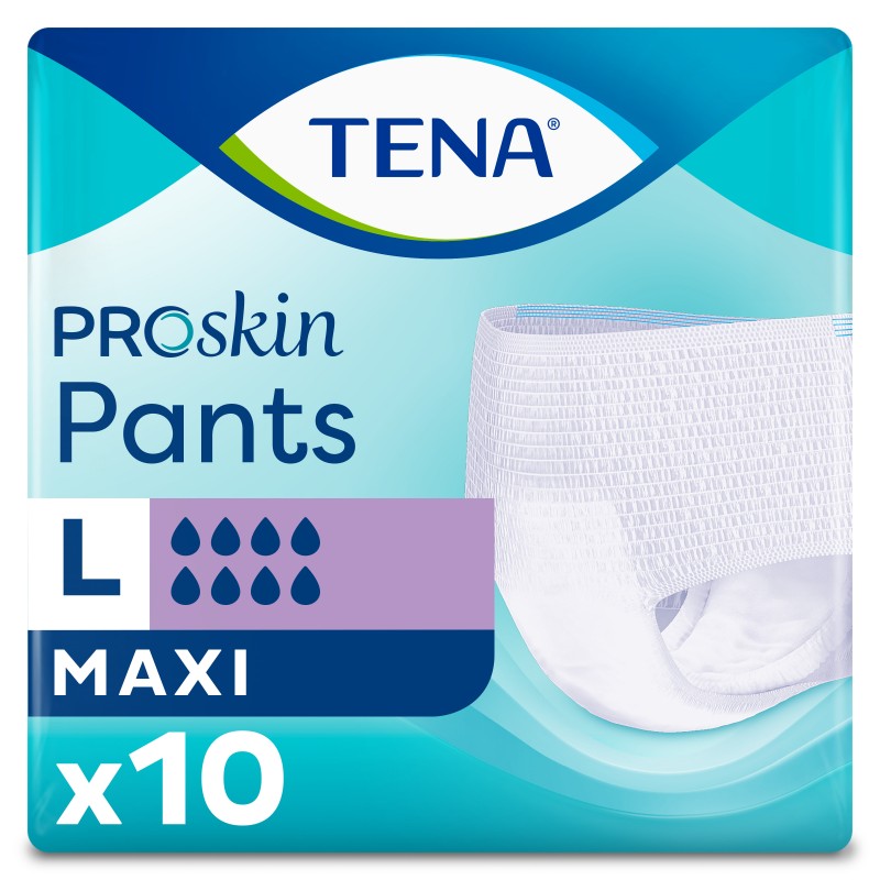 Slip Absorbant / Pants - TENA Pants ProSkin Maxi L Tena Pants - 1 Slip Absorbant / Pants - TENA Pants ProSkin Maxi L Tena Pants - 1