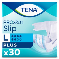 Couches adultes - TENA Slip ProSkin Plus L
