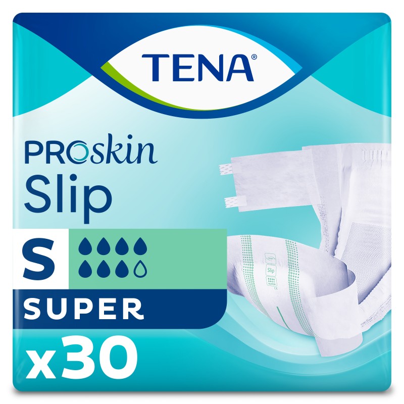 Couches adultes - TENA Slip ProSkin Super S Tena Slip - 1 Couches adultes - TENA Slip ProSkin Super S Tena Slip - 1