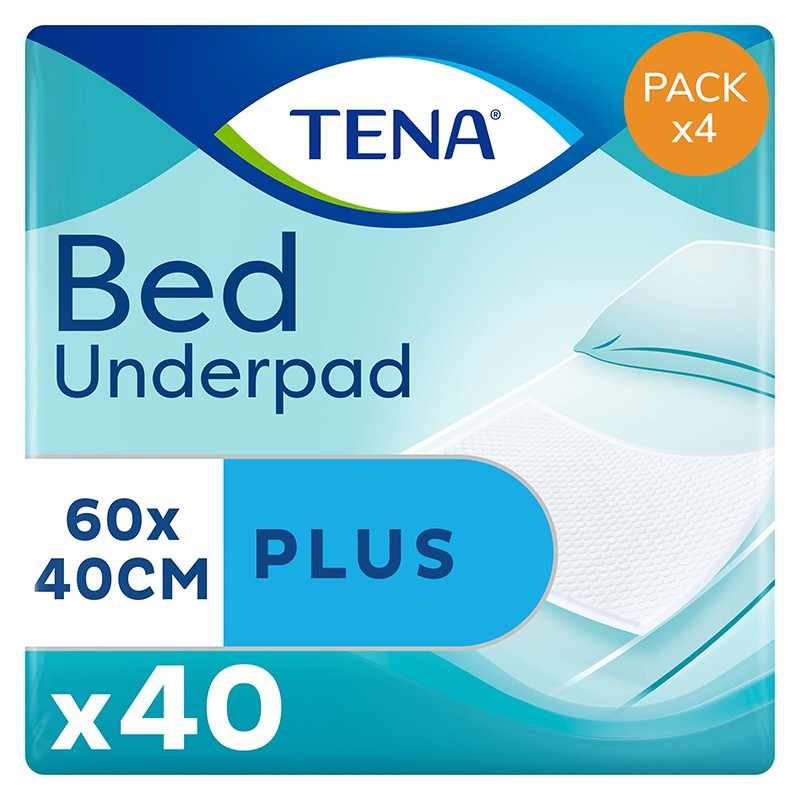 Alèses - TENA Bed Plus - 40x60 - Pack de 4 sachets Tena Bed - 1