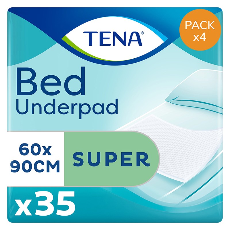 Alèses - TENA Bed Super - 60x90 - Pack de 4 sachets Tena Bed - 1