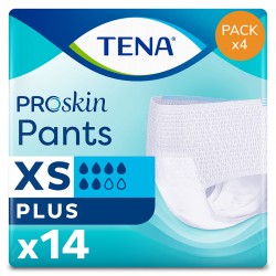 Slip Absorbant / Pants - TENA Pants ProSkin Plus XS - Pack de 4 sachets Tena Pants - 1
