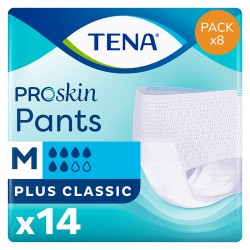 Slip Absorbant / Pants - TENA Pants ProSkin Plus M - Pack de 8 sachets Tena Pants - 1