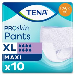 Slip Absorbant / Pants - TENA Pants ProSkin Maxi XL - Pack de 8 sachets Tena Pants - 1
