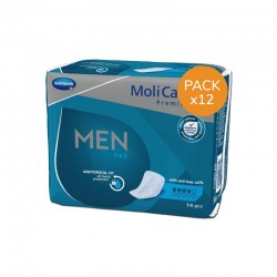 Protection urinaire homme -Pack de 12 sachets de MoliCare Premium Men 4 gouttes Hartmann Molicare Men - 1