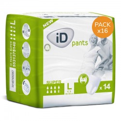 Slip Absorbant / Pants - ID Pants L Super - Pack de 16 sachets Ontex ID Pants - 1