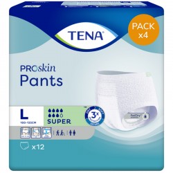 Slip Absorbant / Pants - TENA Pants ProSkin Super L - Pack de 4 sachets       Tena Pants - 1