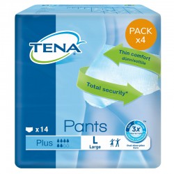 Slip Absorbant / Pants - TENA Pants L Plus -  Pack de 4 sachets Tena Pants - 1