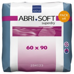 Alèses - Abri-Soft - SuperDry - 60x90 - Pack de 4 sachets Abena Abri Soft - 1