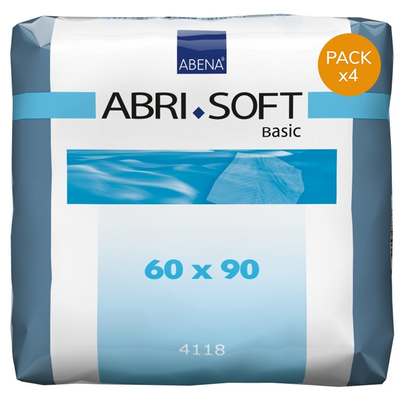 Alèses - Abri-Soft basic 60x90 - Pack de 4 sachets Abena Abri Soft - 1