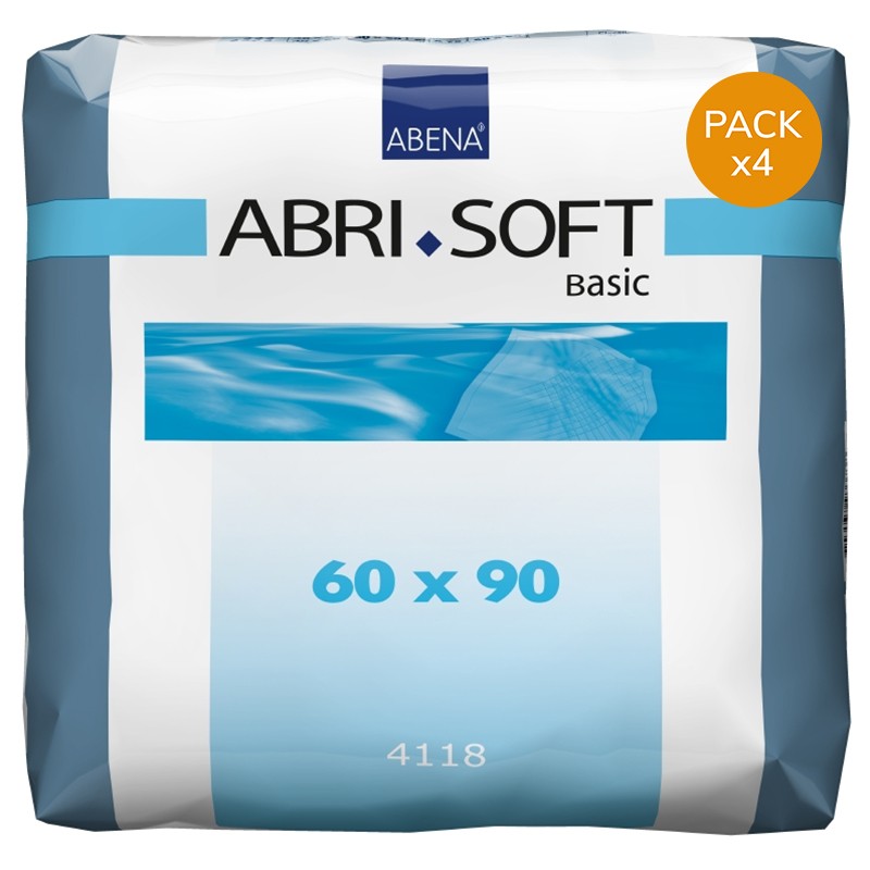 Alèse jetable - Abri-Soft basic 60x90 - Pack de 4 sachets