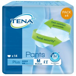 Slip Absorbant / Pants - TENA Pants M Plus -  Pack de 4 sachets Tena Pants - 1