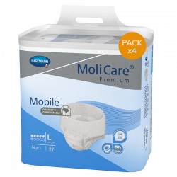 Slip Absorbant / Pants - MoliCare Mobile - L - 6 gouttes - Pack de 4 sachets Hartmann MoliCare Mobile - 1