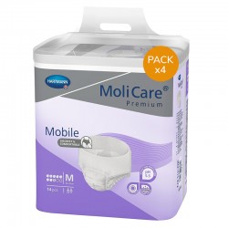 Slip Absorbant / Pants - MoliCare Mobile - M - 8 gouttes - Pack de 4 sachets Hartmann MoliCare Mobile - 1