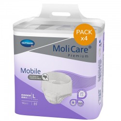 Slip Absorbant / Pants - MoliCare Mobile - L - 8 gouttes - Pack de 4 sachets Hartmann MoliCare Mobile - 1