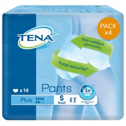Slip Absorbant / Pants - TENA Pants S Plus - Pack de 4 sachets Tena Pants - 1