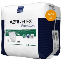 Slip Absorbant / Pants - Abri-Flex - L - N°1 - Pack de 6 sachets Abena Abri Flex - 1