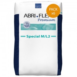 Slip Absorbant / Pants - Abri-Flex Spécial - M/L - N°2 - Pack de 6 sachets Abena Abri Flex - 1