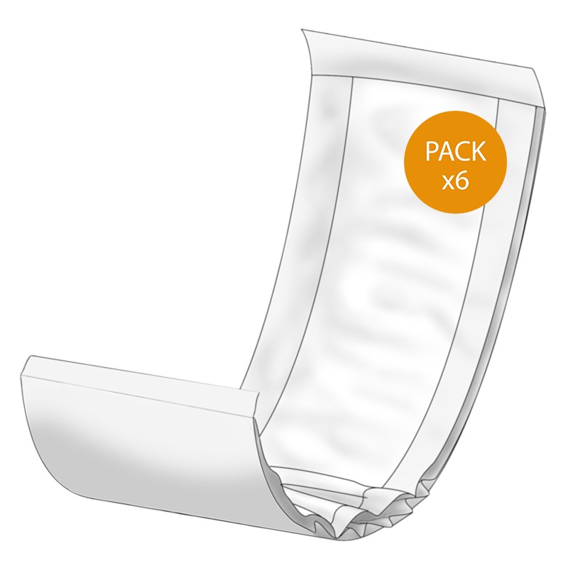 Couches droites - Abena - Abri-Let Midi 47 X 15 insert intraversable - Pack de 6 sachets Abena Abri Let - 1 Couches droites - Abena - Abri-Let Midi 47 X 15 insert intraversable - Pack de 6 sachets Abena Abri Let - 1