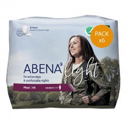 Protection urinaire femme - Abena Light Maxi - N°4A - Pack de 6 sachets Abena Light - 1