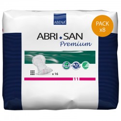 Protection urinaire anatomique - Abena Abri-San Premium N°11 - Pack de 8 sachets Abena Abri San - 1