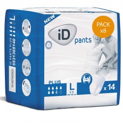 Slip Absorbant / Pants - ID Pants L Plus - Pack de 8 sachets Ontex ID Pants - 1