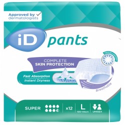 Slip Absorbant / Pants - Ontex ID Pants L Super (nouveau)