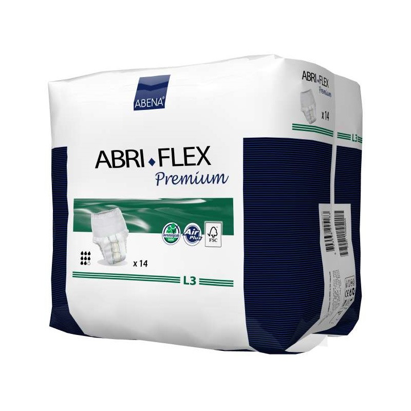 E Abri-Flex - L3 - Premium - 2400 ml - 100-140 cm - 1 E Abri-Flex - L3 - Premium - 2400 ml - 100-140 cm - 1