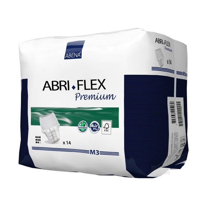 E Abri-Flex - M3 - Premium - 2400 ml - 80-110 cm Abena Abri Flex - 1 E Abri-Flex - M3 - Premium - 2400 ml - 80-110 cm Abena Abri Flex - 1